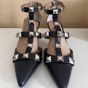 I.N.C. International Concepts Women's Gilana Studded Dress Kitten Heels -9M